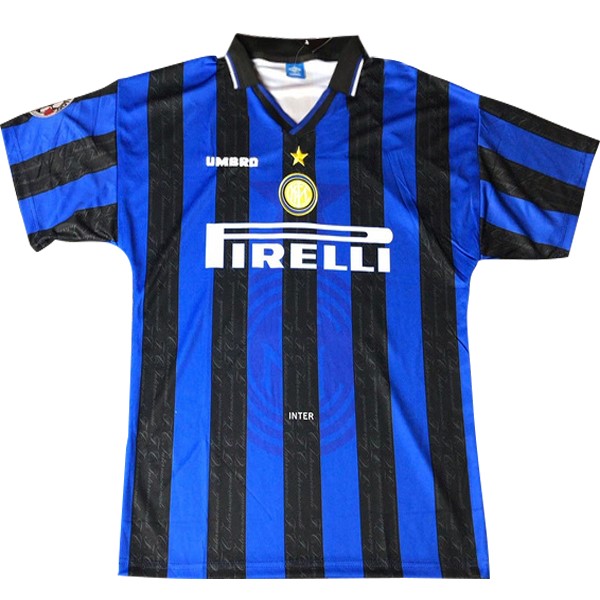 Camiseta Inter Milan Primera equipo 1997/1998 Azul